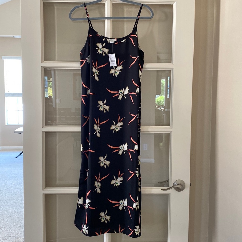 NWT J CREW DRESS FLORAL HAWAIIAN PRINT ORCHARD STRAPS SLEEVELESS